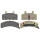 Brake pad set with wear warning 15.2 mm A.B.S. for CHEVROLET K2500 and others