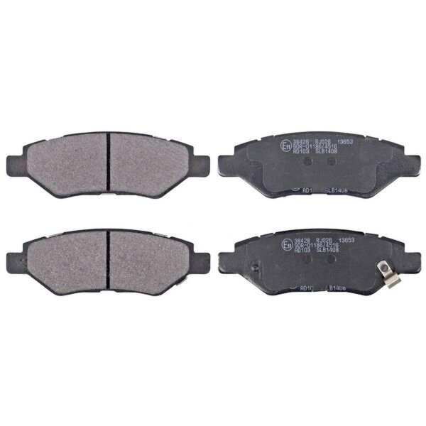 Bremsbelagsatz mit Verschleißwarnung 17 mm A.B.S. für u.a. CADILLAC CTS