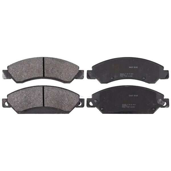 Bremsbelagsatz mit Verschleißwarnung 18,5 mm A.B.S. für u.a. CADILLAC ESCALADE