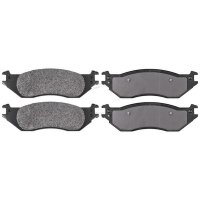 Brake pad set without integrated wear sensor 16.9 mm...