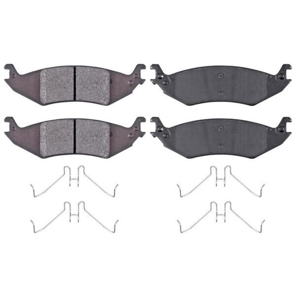 Brake pad set without integrated wear sensor 16.5 mm A.B.S. for FORD