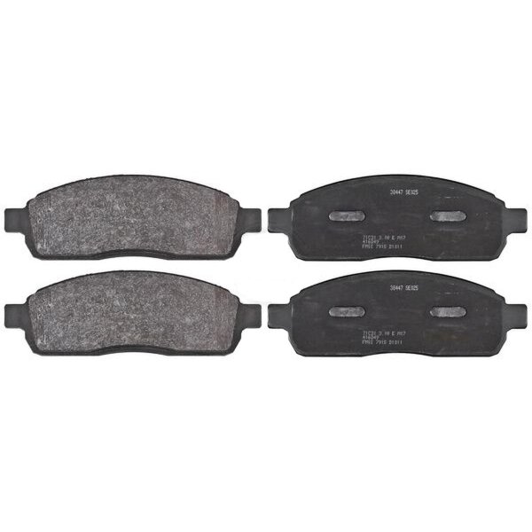 Brake pad set without integrated wear sensor 20.9 mm A.B.S. for FORD