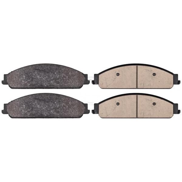 Brake pad set without integrated wear sensor 17 mm A.B.S. for FORD