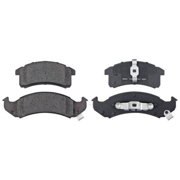 Brake pad set with wear warning 17 mm A.B.S. for CHEVROLET LUMINA and others