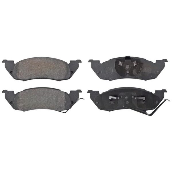 Brake pad set without integrated wear sensor 18 mm A.B.S. for DODGE and others