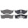 Brake pad set without wear sensor 16 mm A.B.S. for CHRYSLER NEON and others