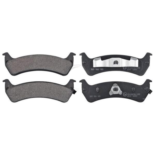 Brake pad set with acoustic wear warning 15 mm A.B.S. for JEEP GRAND