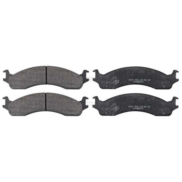 Brake pad set without integrated wear sensor 18.7 mm A.B.S. for FORD