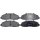 Brake pad set with acoustic wear warning 16 mm A.B.S. for FORD