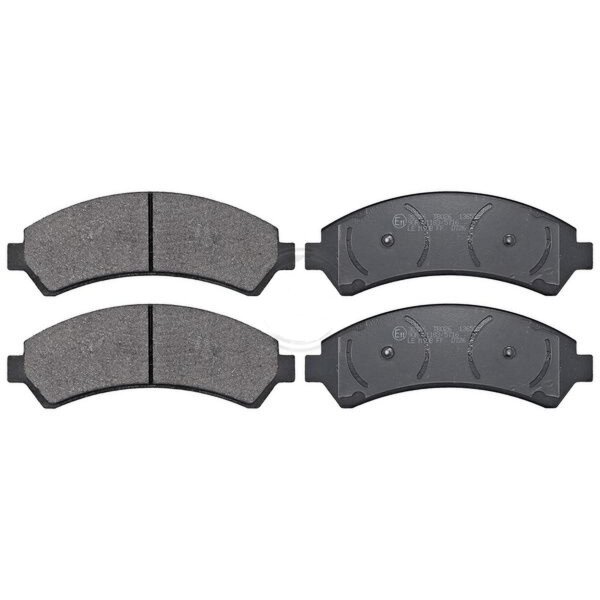 Brake pad set without wear sensor 16.3 mm A.B.S. for CHEVROLET BLAZER
