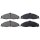 Brake pad set with wear warning 15 mm A.B.S. for CHEVROLET CAMARO and others