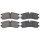 Bremsbelagsatz für Verschleißwarnanzeige 14,6 mm A.B.S. für CADILLAC SEVILLE