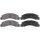 Brake pad set without integrated wear sensor 17.8 mm A.B.S. for FORD