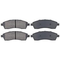 Brake pad set without integrated wear sensor 17.4 mm...
