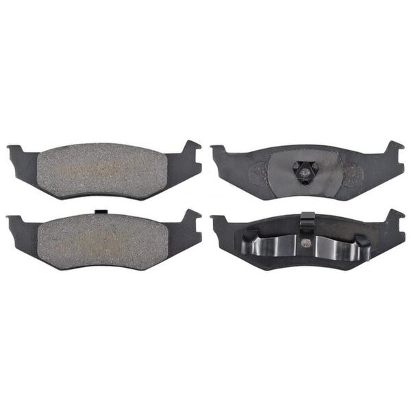 Brake pad set without wear sensor 17 mm A.B.S. for CHRYSLER PT and others