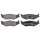 Brake pad set without wear sensor 17 mm A.B.S. for CHRYSLER PT and others
