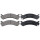 Brake pad set with wear warning 18.2 mm A.B.S. for CHEVROLET SILVERADO
