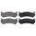 Brake pad set with wear warning 18 mm A.B.S. for CHEVROLET SILVERADO and others