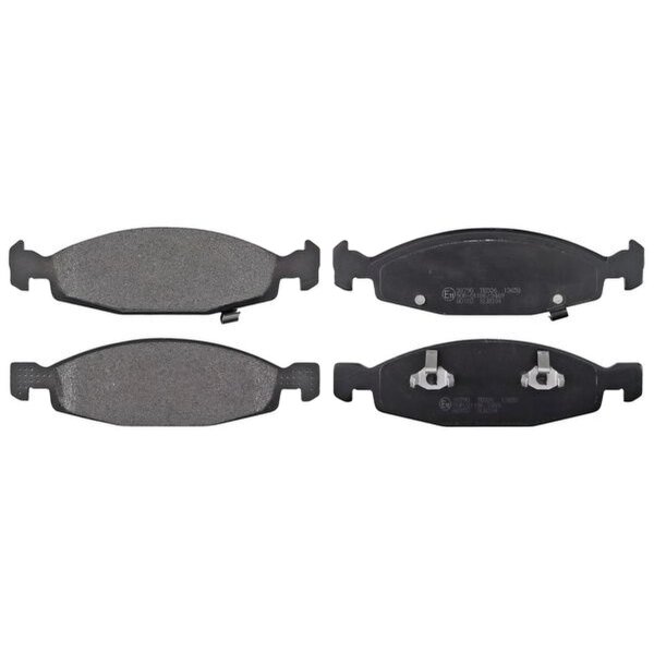 Brake pad set with wear warning 18 mm A.B.S. for e.g. JEEP GRAND