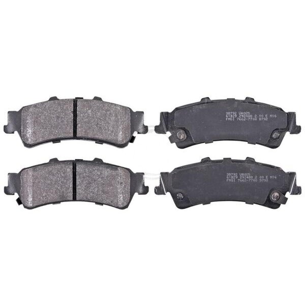 Brake pad set with wear warning 16 mm A.B.S. for CADILLAC ESCALADE and others