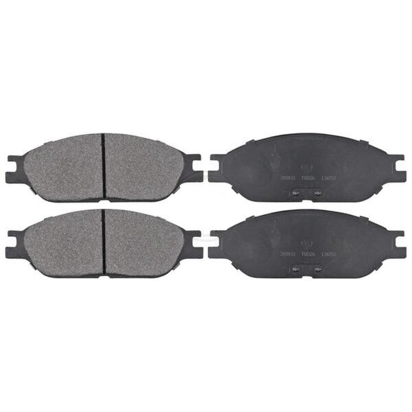 Brake pad set without integrated wear sensor 18 mm A.B.S. for FORD