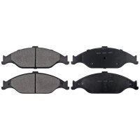 Brake pad set without integrated wear sensor 15.5 mm...