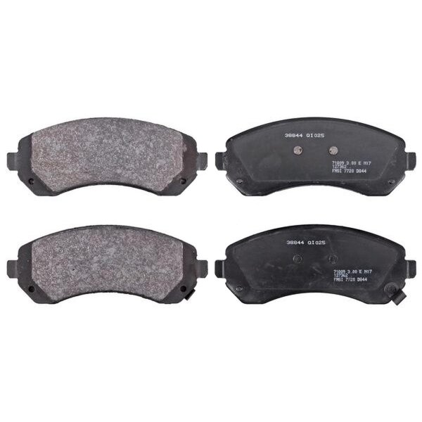 Brake pad set with acoustic wear warning 19.3 mm A.B.S. for CHEVROLET