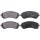 Brake pad set with acoustic wear warning 19.3 mm A.B.S. for CHEVROLET