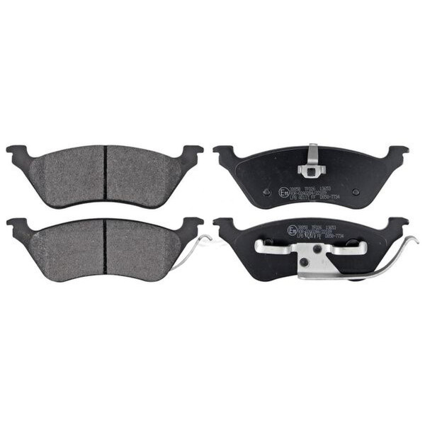 Brake pad set without wear sensor 17 mm A.B.S. for CHRYSLER VOYAGER and others