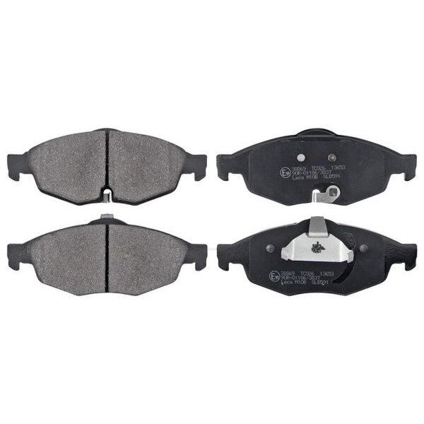 Brake pad set for wear warning 20.5 mm A.B.S. for CHRYSLER SEBRING and others