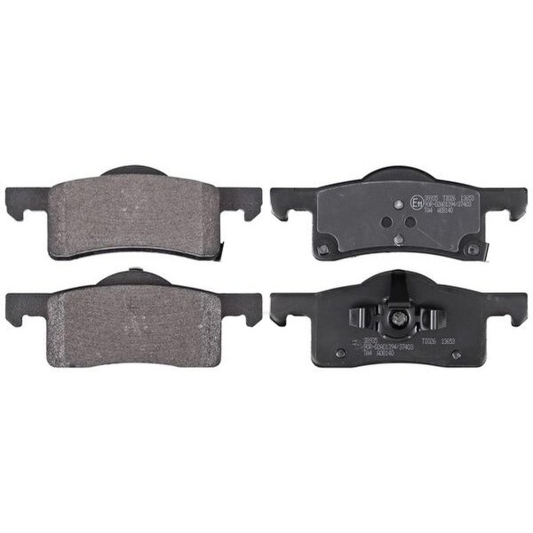 Brake pad set with acoustic wear warning 20.5 mm A.B.S. for FORD