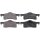 Brake pad set with acoustic wear warning 20.5 mm A.B.S. for FORD