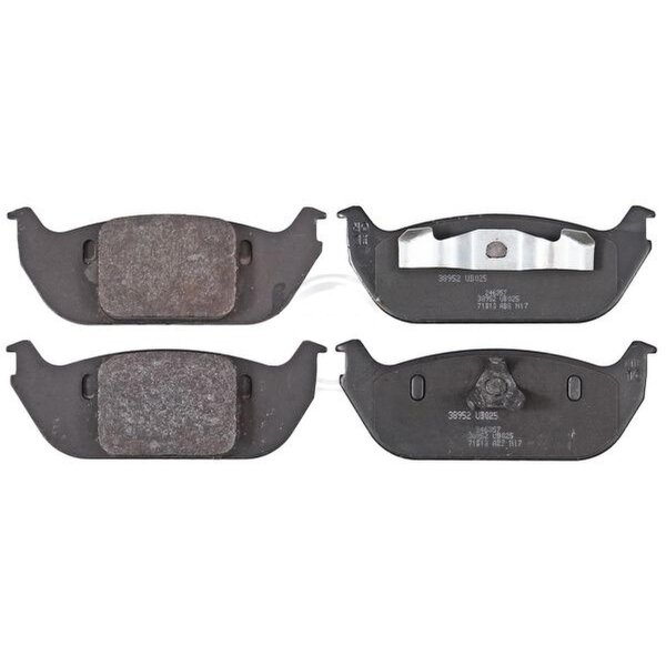 Brake pad set without integrated wear sensor 15 mm A.B.S. for FORD