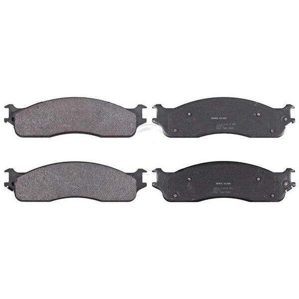 Brake pad set with wear warning 19.8 mm A.B.S. for DODGE RAM 2500