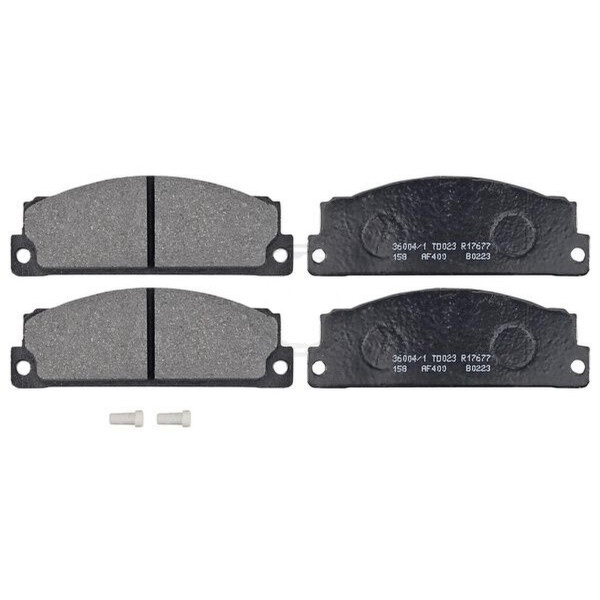 Brake pad set for wear warning indicator 17.5 mm A.B.S. for e.g. FIAT 131