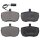 Brake pad set with wear sensor 18 mm A.B.S. for e.g. ROVER 2000-3500