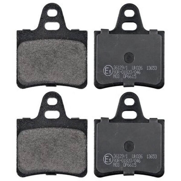Brake pad set without wear sensor 15 mm A.B.S. for CITROËN XANTIA and others