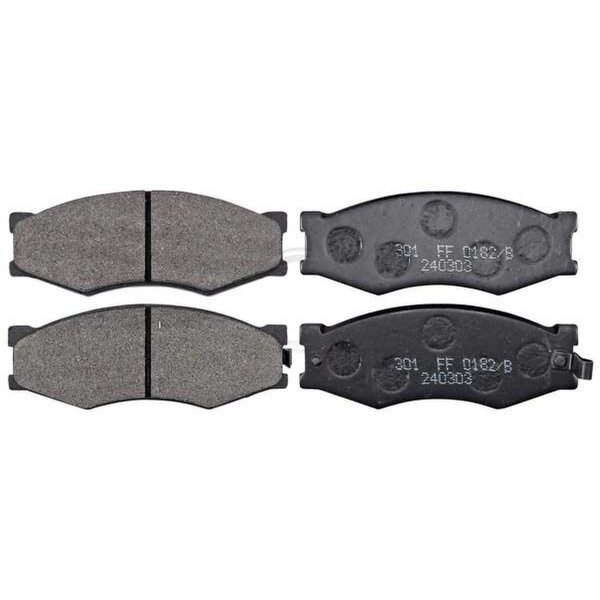 Bremsbelagsatz mit Verschleißwarnung 17 mm A.B.S. für u.a. NISSAN VANETTE