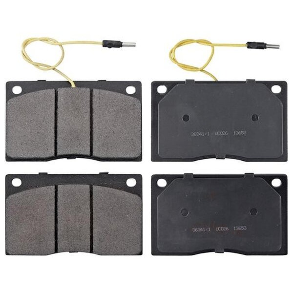 Brake pad set with wear sensor 15.5 mm A.B.S. for e.g. RENAULT MASTER