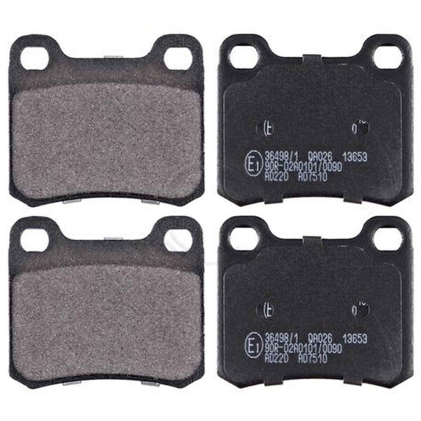 Bremsbelagsatz ohne integrierten Verschleißsensor 15,5 mm A.B.S. für u.a. MB 124