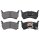 Bremsbelagsatz Scheibenbremse vorne A.B.S. für MAZDA 626 II Hatchback