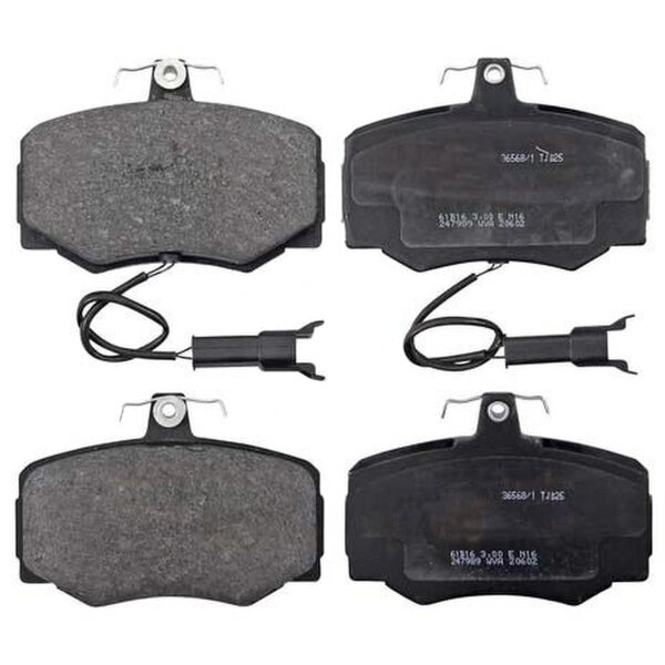 Brake pad set with wear sensor 17.7 mm A.B.S. for JAGUAR XJ and others