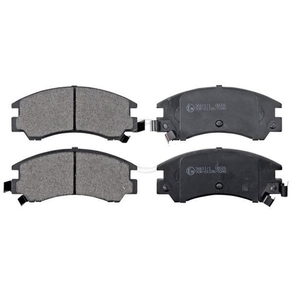 Bremsbelagsatz mit Verschleißwarnung 18 mm A.B.S. für u.a. SUBARU LEONE