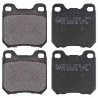 Brake pad set without wear sensor 15 mm A.B.S. for e.g....