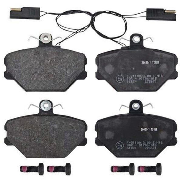 Bremsbelagsatz mit integriertem Verschleißsensor 17 mm A.B.S. für YUGO