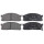 Bremsbelagsatz mit akustischer Verschleißwarnung 15,2 mm A.B.S. für u.a. MAZDA E