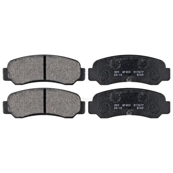 Brake pad set without wear sensor 14.5 mm A.B.S. for TOYOTA COROLLA and others