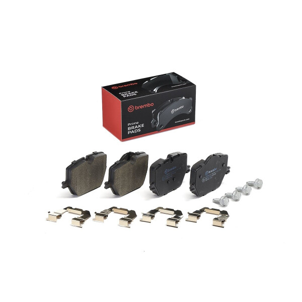 Bremsbelagsatz Scheibenbremse 17 mm BREMBO passend für u.a. BMW 3er