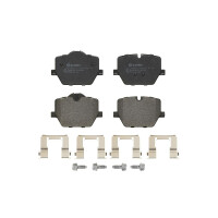 Bremsbelagsatz Scheibenbremse 17 mm BREMBO passend für u.a. BMW 3er