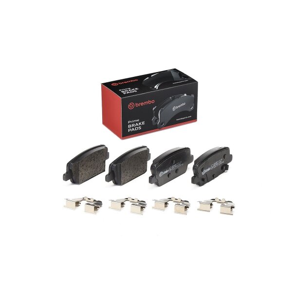 Brake pad set disc brake 16 mm BREMBO for e.g. HYUNDAI SANTA